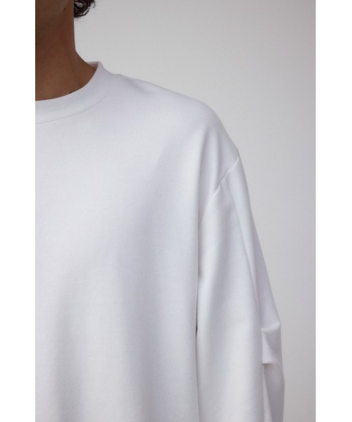 AZUL by moussy（アズールバイマウジー）の「サムホールスウェットトップス（スウェット・メンズ・ホワイト/ブラック/ライトイエロー/杢グレー・MEDIUM/LARGE）」の12枚目の写真