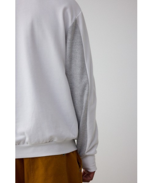 AZUL by moussy（アズールバイマウジー）の「サムホールスウェットトップス（スウェット・メンズ・ホワイト/ブラック/ライトイエロー/杢グレー・MEDIUM/LARGE）」の13枚目の写真