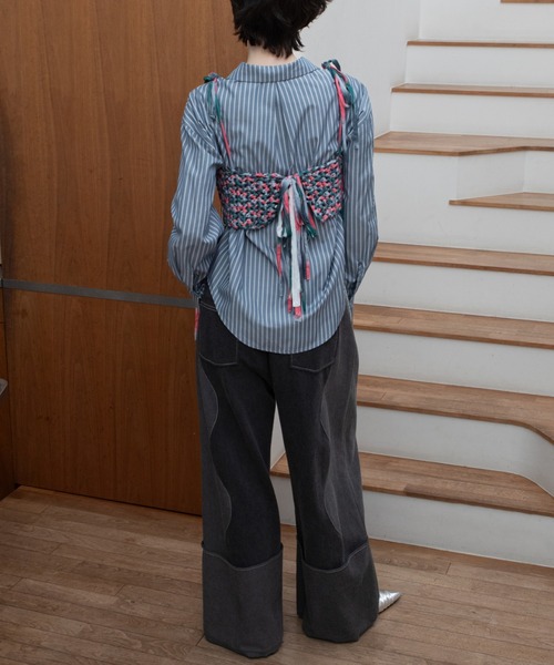 VACANCY（ヴァカンシー）の「【handmade】ハンドメイドミックスカラービスチェ/シュシュ/新色追加（その他トップス・レディース・オレンジ/ブラック/ピンク/グリーン・FREE）」の15枚目の写真