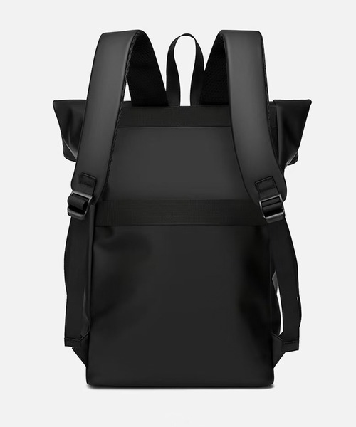 CALIFORNIA OUTFITTERS（カリフォルニア アウトフィッターズ）の「3-2A87 フロントデザイン ロールトップ バックパック（バックパック/リュック・メンズ・ブラック・ONESIZE）」の7枚目の写真