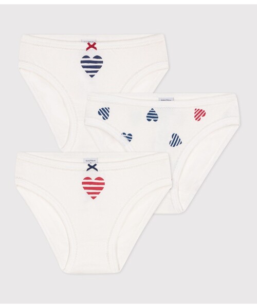 おまとめ 新品 未使用 プチバトー パジャマ ボディ ショーツ セール】針抜きショーツ3枚組（ショーツ）｜PETIT BATEAU
