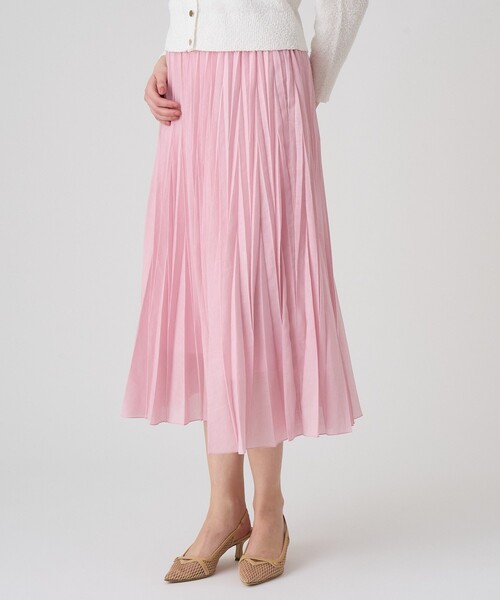 セール】ソフトラミーランダムプリーツ スカート（スカート）｜ANAYI
