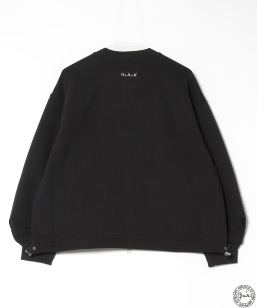 セール】H．A．K×BRENTS プレミアム裏毛ジップアップブルゾン