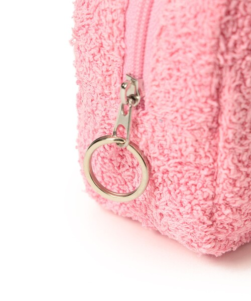 bpr BEAMS（ビーピーアール ビームス ）の「パイル ポーチ S（ポーチ・レディース・サックスブルー/ブラウン/ピンク/グリーン/ネイビー・ONE SIZE）」の15枚目の写真