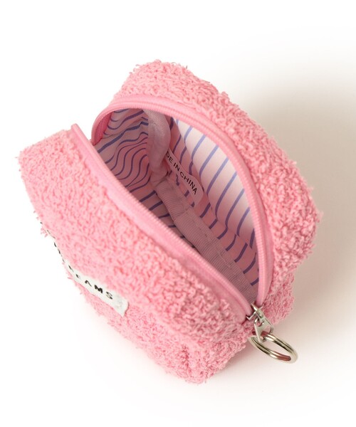 bpr BEAMS（ビーピーアール ビームス ）の「パイル ポーチ S（ポーチ・レディース・サックスブルー/ブラウン/ピンク/グリーン/ネイビー・ONE SIZE）」の17枚目の写真