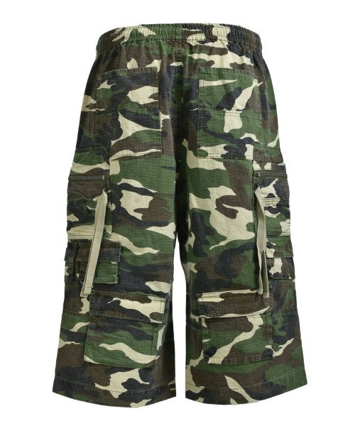 BREATH / ブレス】SUICIDE CAMO CARGO CROPPED / ウッドランドカモ [B