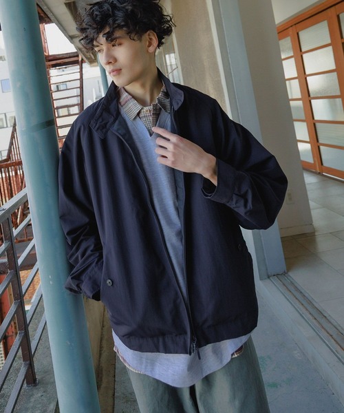 niko and...（ニコアンド）の「【NATOKii(ネイトゥーキー)】ナイロンジップアップジャケット（ナイロンジャケット・メンズ・カーキ/ネイビー・MEDIUM/LARGE）」の2枚目の写真