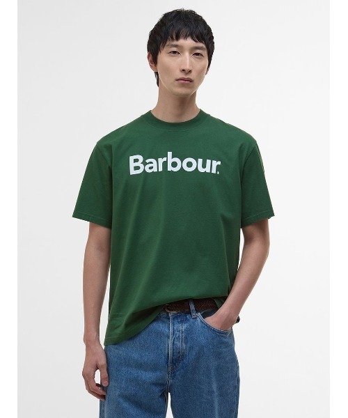 Barbour（バブアー）の「Pensford Tシャツ（Tシャツ/カットソー・メンズ・グリーン/ホワイト/ライトブルー/ピンク・34/36/38/40/42）」の2枚目の写真