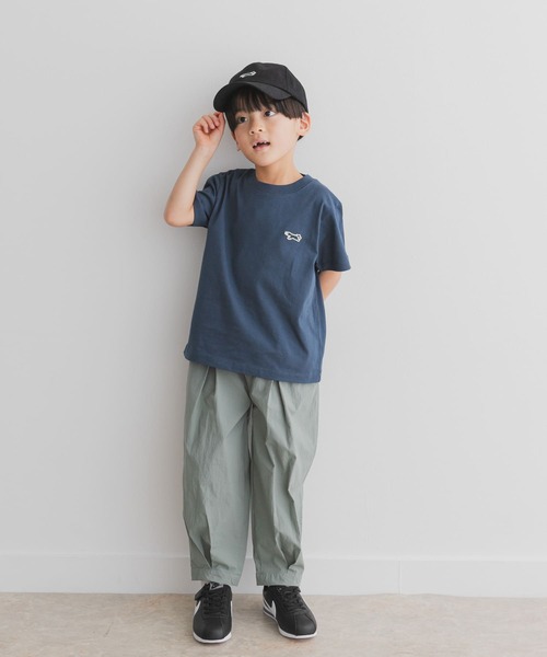 URBAN RESEARCH DOORS（アーバンリサーチドアーズ）の「『WEB/一部店舗限定サイズ』撥水タックワイドパンツ(KIDS)（その他パンツ・キッズ・スミクロ/カーキ・105/150/120/135）」の20枚目の写真