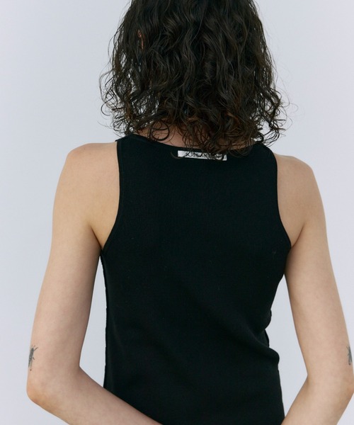 JOSE MOON(ジョゼムーン)の「OFFSHOULDER 2WAY NARROW KNITDRESS /オフショルダーツーウェイナローニットドレス(ワンピース・レディース・グレー/ブラック/ライム・FREE)」の21枚目の写真