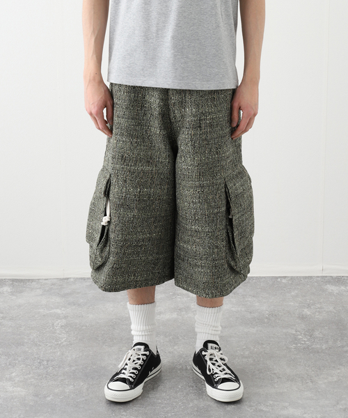 PARANOID / パラノイド】ツイード パース カーゴ ショーツ（その他