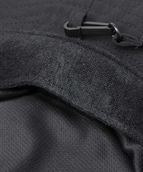 UNIVERSAL OVERALL（ユニバーサルオーバーオール）の「非フッ素撥水加工 ストレッチナイロン アドベンチャーハット（ハット・メンズ・ブラック・FREE）」の18枚目の写真