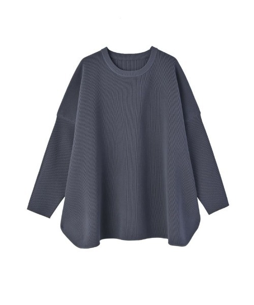 STYLE DELI(スタイルデリ)の「【BLK001】サイドスリットオーバーサイズニット(ニット/セーター・レディース・ベージュ/ブラック/グレー・FREE)」の5枚目の写真