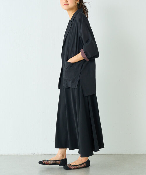 LIVETART（リヴェタート）の「《2.718》メッシュフラットシューズ（ブーツ・レディース・ブラック/キャメル・36/38/37）」の6枚目の写真