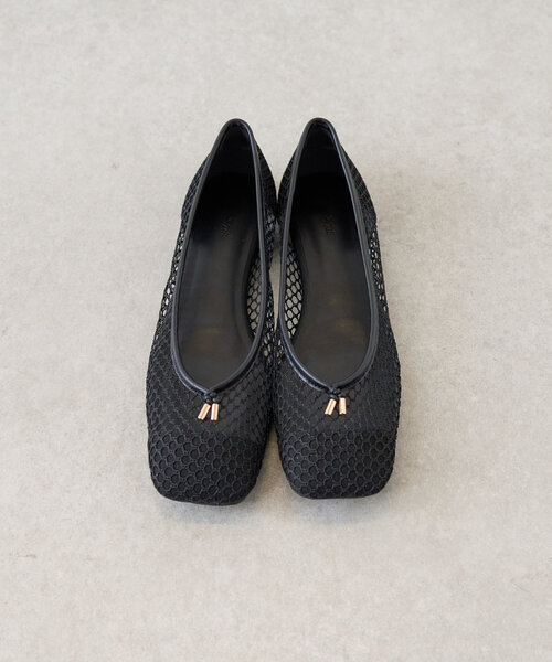 LIVETART（リヴェタート）の「《2.718》メッシュフラットシューズ（ブーツ・レディース・ブラック/キャメル・36/38/37）」の8枚目の写真