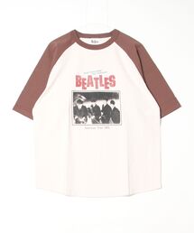 【THE BEATLES/ザ ビートルズ】ツアーフォトプリントラグランスリーブTシャツ/バックプリント