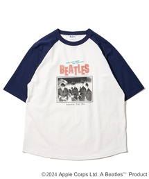 【THE BEATLES/ザ ビートルズ】ツアーフォトプリントラグランスリーブTシャツ/バックプリント