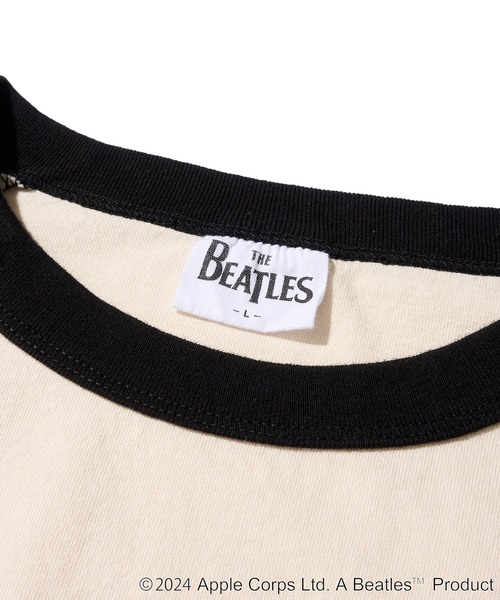 TETE HOMME（テットオム）の「【THE BEATLES/ザ ビートルズ】ツアーフォトプリントラグランスリーブTシャツ/バックプリント（Tシャツ/カットソー・レディース・ダークグレー/オフホワイト/ホワイト/ホワイト系1・MEDIUM/LARGE/X-LARGE）」の11枚目の写真