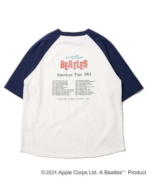 tシャツ 「THE BEATLES/ザ ビートルズ」フォトプリントロングスリーブTシャツ レディース メンズ The Beatles tシャツ 「THE BEATLES/ザ ビートルズ」フォト