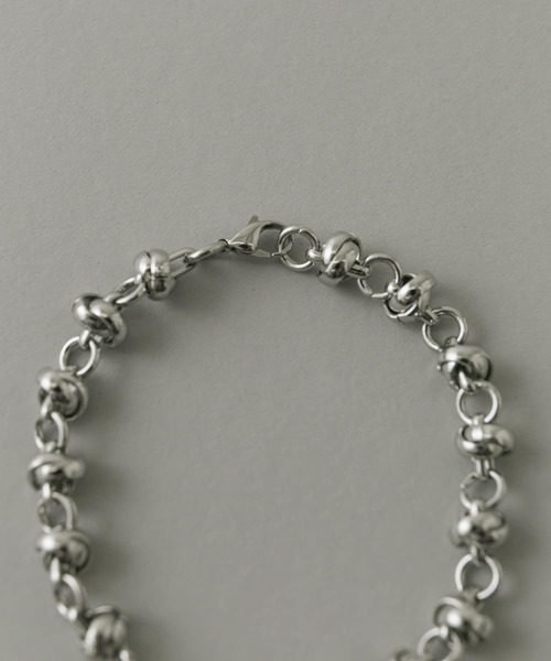 SMELLY（スメリー）の「ステンレスデザインボリュームブレスレット（ブレスレット・メンズ・シルバー・-）」の2枚目の写真