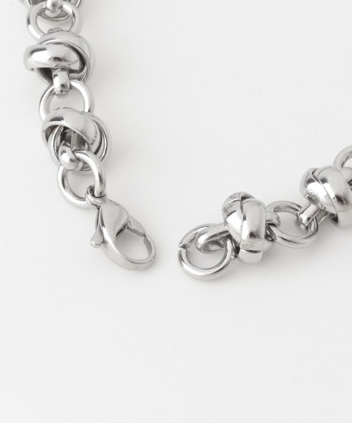SMELLY（スメリー）の「ステンレスデザインボリュームブレスレット（ブレスレット・メンズ・シルバー・-）」の5枚目の写真