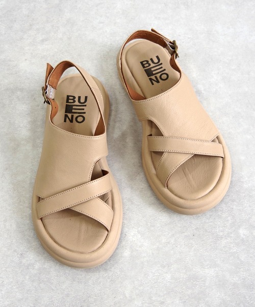 BUENO（ブエノ）の「BUENO （ブエノ） / 本革 バックストラップ レザーサンダル A2605（サンダル・レディース・サンドベージュ/ブラウン/ブラック・35/36/37/38/39）」の21枚目の写真