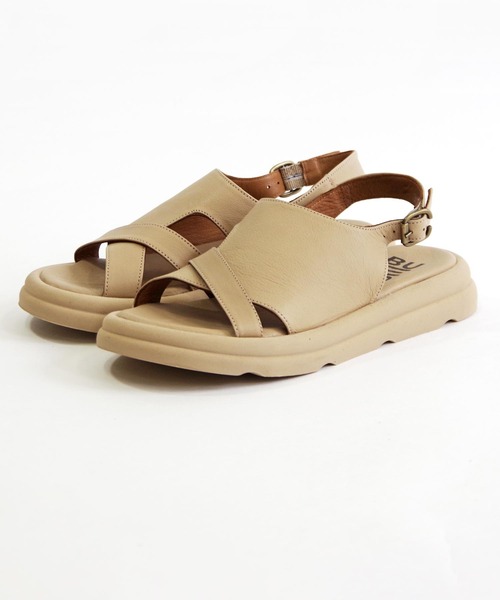 BUENO（ブエノ）の「BUENO （ブエノ） / 本革 バックストラップ レザーサンダル A2605（サンダル・レディース・サンドベージュ/ブラウン/ブラック・35/36/37/38/39）」の17枚目の写真