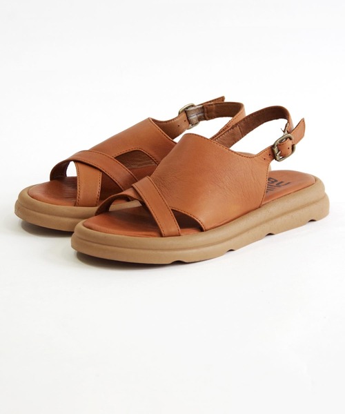 BUENO（ブエノ）の「BUENO （ブエノ） / 本革 バックストラップ レザーサンダル A2605（サンダル・レディース・サンドベージュ/ブラウン/ブラック・35/36/37/38/39）」の18枚目の写真