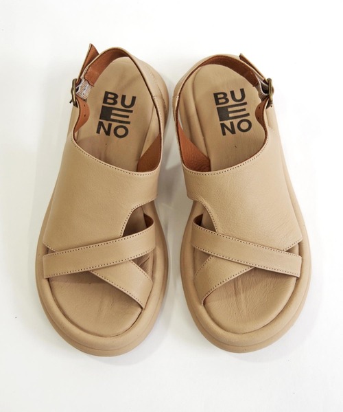BUENO（ブエノ）の「BUENO （ブエノ） / 本革 バックストラップ レザーサンダル A2605（サンダル・レディース・サンドベージュ/ブラウン/ブラック・35/36/37/38/39）」の8枚目の写真