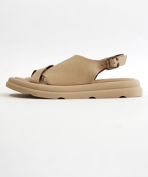 BUENO（ブエノ）の「BUENO （ブエノ） / 本革 バックストラップ レザーサンダル A2605（サンダル・レディース・サンドベージュ/ブラウン/ブラック・35/36/37/38/39）」の9枚目の写真