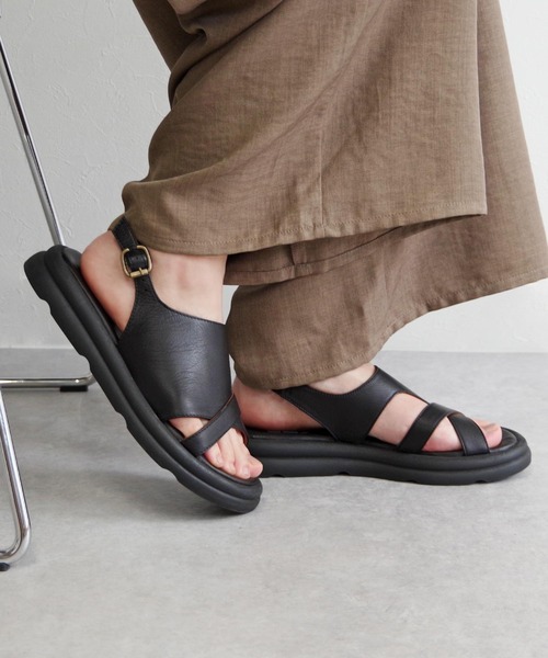 BUENO（ブエノ）の「BUENO （ブエノ） / 本革 バックストラップ レザーサンダル A2605（サンダル・レディース・サンドベージュ/ブラウン/ブラック・35/36/37/38/39）」の22枚目の写真