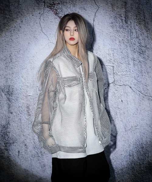 ENOF sheerjacket シアーシャツ ENOF（イナフ）の「sheer jacket（シャツ/ブラウス）」 - WEAR