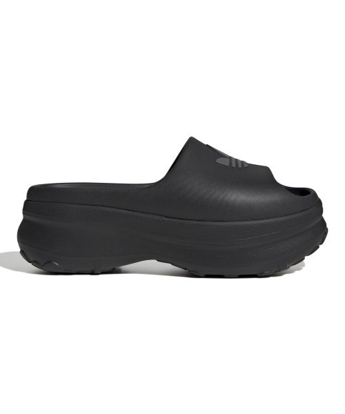 人気【ADIDAS】アディダス スライドサンダル ADIFOM 厚底5.5cm 楽天市場】adidas ADIFOM STAN MULE W CBLACK/CBLACK/CBLACK