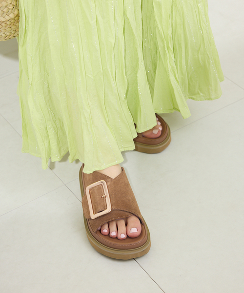 MOHI（モヒ）の「MOHI/モヒ SLOBE別注 バックルサンダル GU1-24024-2-AF（サンダル・レディース・キャメル・36/37/38）」の12枚目の写真