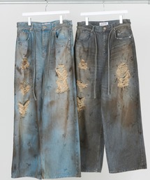 DISCOVERED（ディスカバード）の「DISCOVERED CRASH DENIM PANTS（デニムパンツ）」