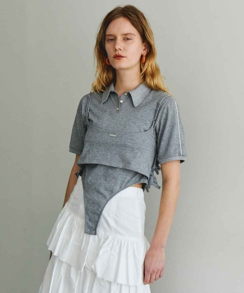 MAISON SPECIAL（メゾンスペシャル）の「Ribbon Polo Bodysuit