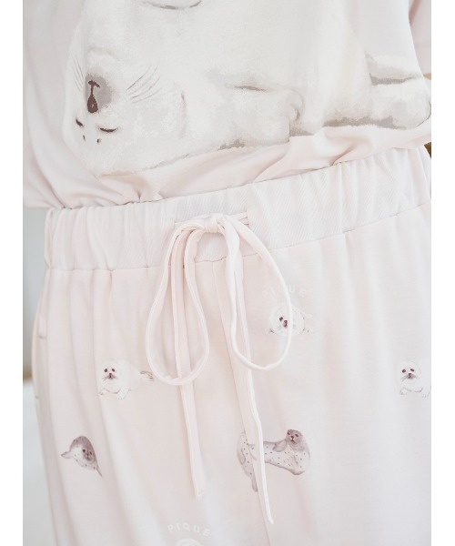 gelato pique（ジェラートピケ）の「【接触冷感】あざらし柄ショート