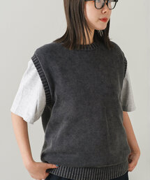WHIMSIC | 【UNISEX】サンフェードニットベスト(ベスト)