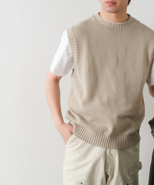 WHIMSIC（ウィムジック）の「*【WHIMSIC】サンフェードニットベスト（ベスト・レディース・チャコールグレー/ベージュ・FREE）」の19枚目の写真