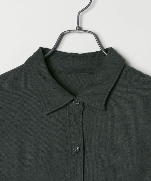 JEANASIS リネンポケットオーバーシャツ/490430 セール】リネンポケットオーバーシャツ/490430（Tシャツ