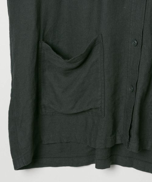 JEANASIS（ジーナシス）の「リネンポケットオーバーシャツ/490430（Tシャツ/カットソー・レディース・アイボリー/ピンク/ブラウン/グレー・FREE）」の8枚目の写真