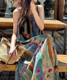 deux amour（ドゥーザムール）の「花柄キャミワンピース（ワンピース・レディース）」