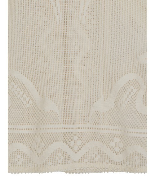 Ameri（アメリ）の「LACE COMBI HALF SLEEVE JACKET SHIRT