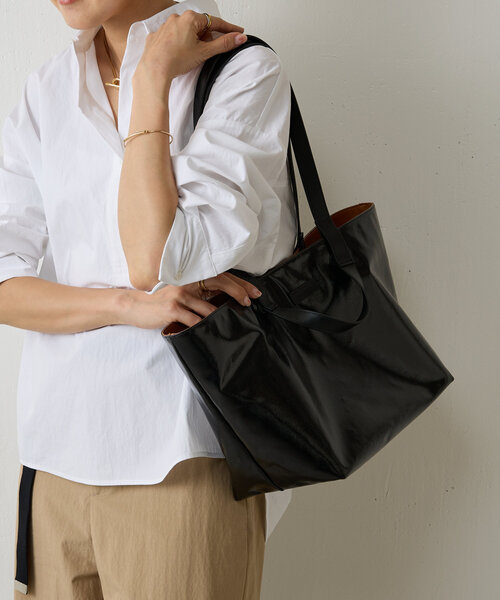 BEARDSLEY(ビアズリー)の「《DAZAIコラボ》2WAYトートBAG(トートバッグ・レディース・ブラック/ホワイト/ライトグレー・FREE)」の16枚目の写真