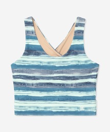 Hurley  | 【Hurley/ハーレー】レディースリブタンキニトップス水着　パット付き　ヨガウェア ピラティス トレーニングウェア　RIB TANKINI TOP(水着)