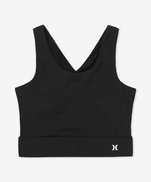 Hurley ハーレー タンクトップ レディース シンプル ロゴ RIB STRING TANK WCTT251058 レディース/タンクトップ・ノースリーブ｜Hurley（ハーレー