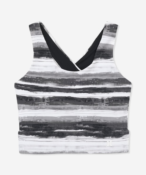 Hurley （ハーレー）の「【Hurley/ハーレー】レディースリブタンキニトップス水着　パット付き　ヨガウェア ピラティス トレーニングウェア　RIB TANKINI TOP（水着・レディース・ブラック系その他/ブラック/ネイビー/ピンク・LARGE/MEDIUM/SMALL）」の8枚目の写真