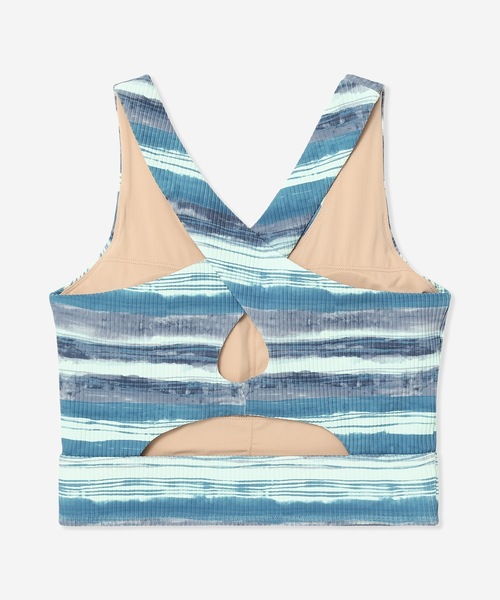 Hurley （ハーレー）の「【Hurley/ハーレー】レディースリブタンキニトップス水着　パット付き　ヨガウェア ピラティス トレーニングウェア　RIB TANKINI TOP（水着・レディース・ブラック系その他/ブラック/ネイビー/ピンク・LARGE/MEDIUM/SMALL）」の12枚目の写真