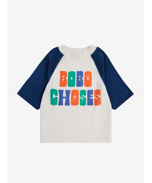 BOBO CHOSES（ボボショーズ）の「Multicolor Bobo Choses ranglan T-shirt（Tシャツ/カットソー・キッズ・マルチ・2-3YEAR/4-5YEAR/6-7YEAR/8-9y/10-11y）」の6枚目の写真