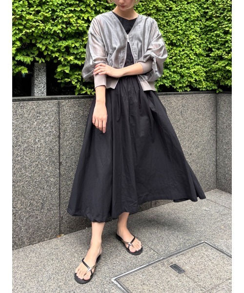 Day and Grade（デイアンドグレイド）の「綿ブロードタックノースリOP（ワンピース・レディース・ネイビー/ブラック・FREE）」の21枚目の写真